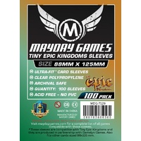 Mayday 7129 - Standard Custom Tiny Epic Kingdoms Card Sleeves (Pack of 100) - 88 X 125 MM