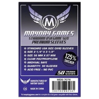 Mayday 7076 - Premium USA Card Sleeves (Pack of 50) - 56 MM X 87 MM