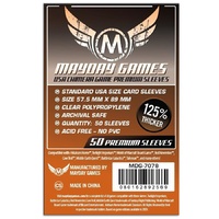 Mayday 7078 - Premium USA Chimera Card Sleeves (Pack of 50) - 57.5 MM X 89 MM