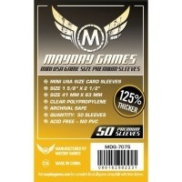 Mayday 7075 - Premium Mini USA Card Sleeves (Pack of 50) - 41 MM X 63 MM