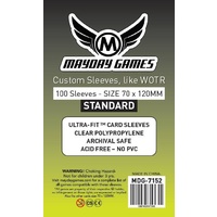 Mayday 7100 - Standard Card Sleeves (Pack of 75) - 70 MM X 120 MM