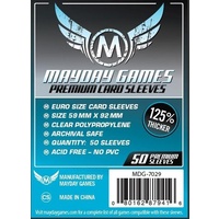 Mayday 7029 - Premium Euro Card Sleeves (Pack of 50) - 59 X 92 MM