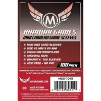 Mayday 7045 - Standard Mini Chimera Card Sleeves (Pack of 100) - 43 MM X 65 MM