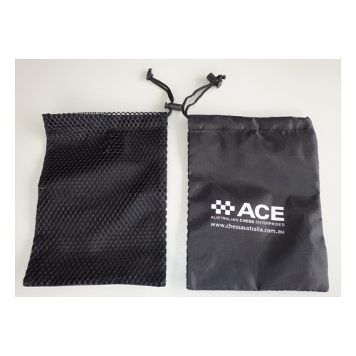 Standard Chess Pieces in Bag with Drawstring
