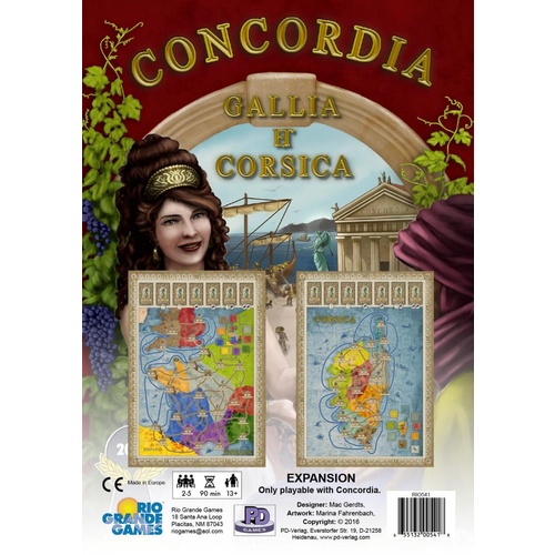 Concordia: Gallia/Corsica Expansion