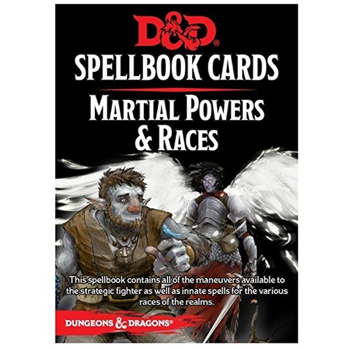 Dungeons & Dragons: Spellbook Cards Martial Powers & Races - Revised Edition (61 Cards)