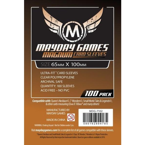 Mayday 7102 - Standard Magnum Copper Sleeve (Pack of 100) - 65 MM X 100 MM
