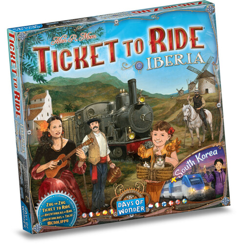 Ticket to Ride Map Collection: Volume 8 - Iberia & South Korea