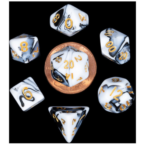 Mini Polyhedral Dice Set - Assorted