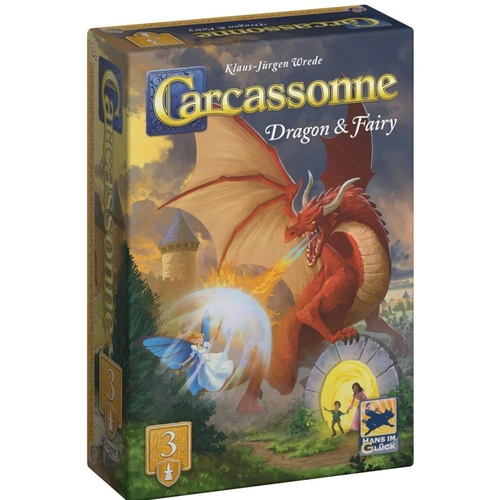 Carcassonne Expansion 3 - Dragon and Fairy (2025 Redesign)