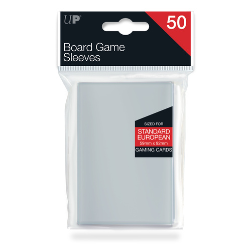 Ultra Pro: UP82602-1 59mm X 92mm Standard European Board Game Sleeves 50ct - 239009