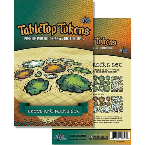 TableTop Tokens - Trees and Rocks Set