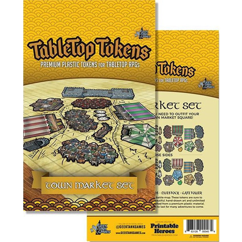 TableTop Tokens - Town Market Set
