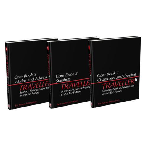 Traveller5 Core Rules 3-Book Set
